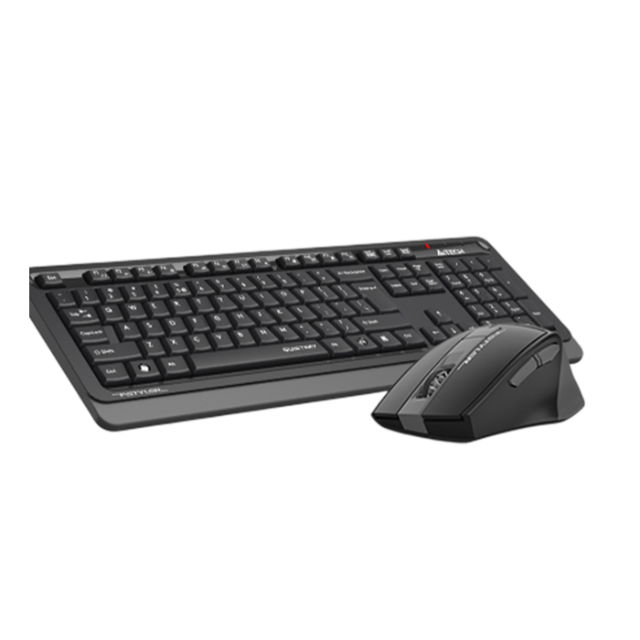 Комплект беспроводной (клавиатура+мышь) A4Tech Fstyler FGS1035Q / Grey
