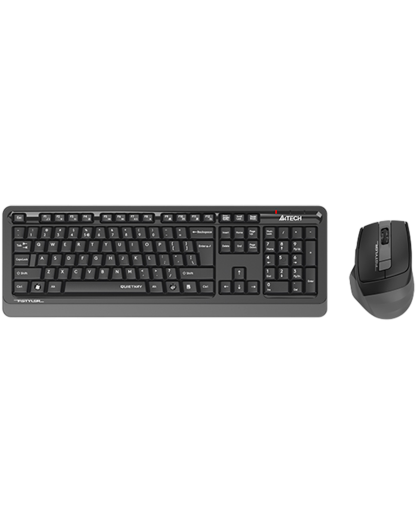 Комплект беспроводной (клавиатура+мышь) A4Tech Fstyler FGS1035Q / Grey