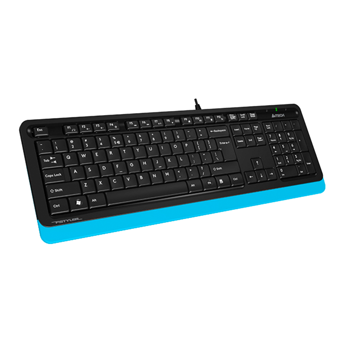 Клавиатура проводная A4Tech Fstyler FK10 / Black-Blue