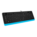 Клавиатура проводная A4Tech Fstyler FK10 / Black-Blue
