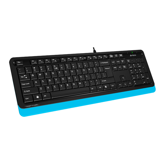 Клавиатура проводная A4Tech Fstyler FK10 / Black-Blue