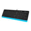 Клавиатура проводная A4Tech Fstyler FK10 / Black-Blue