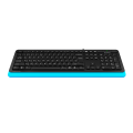 Клавиатура проводная A4Tech Fstyler FK10 / Black-Blue