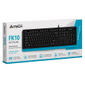 Клавиатура проводная A4Tech Fstyler FK10 / Black-Blue