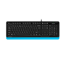Клавиатура проводная A4Tech Fstyler FK10 / Black-Blue