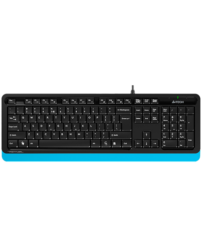 Клавиатура проводная A4Tech Fstyler FK10 / Black-Blue