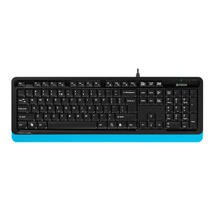 Клавиатура проводная A4Tech Fstyler FK10 / Black-Blue