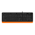 Клавиатура проводная A4Tech Fstyler FK10 / Black-Orange