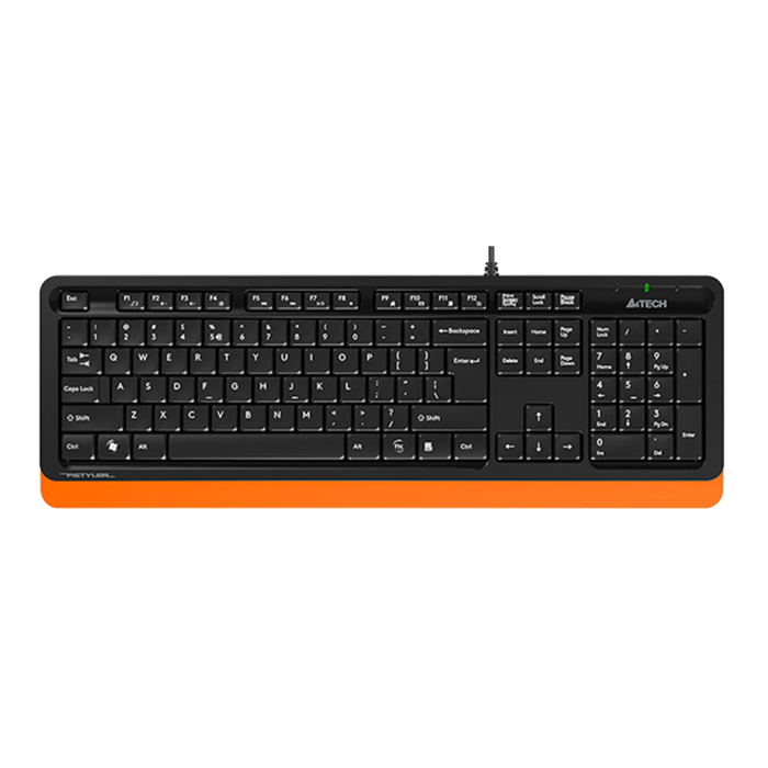 Клавиатура проводная A4Tech Fstyler FK10 / Black-Orange