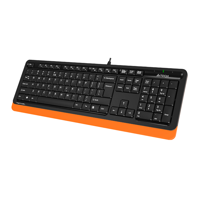 Клавиатура проводная A4Tech Fstyler FK10 / Black-Orange
