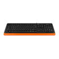 Клавиатура проводная A4Tech Fstyler FK10 / Black-Orange