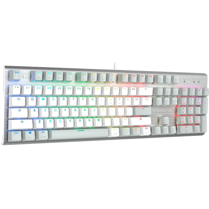 Клавиатура игровая проводная A4Tech FS100 / Grayish White