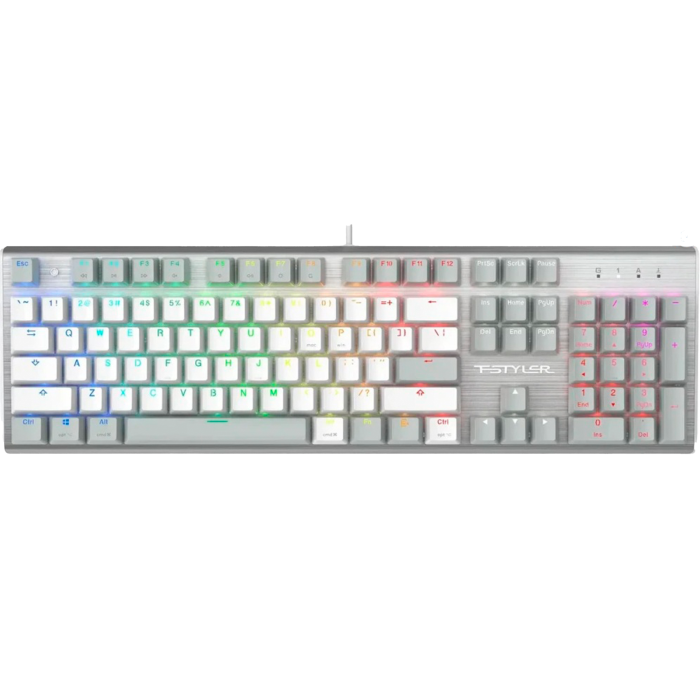 Клавиатура игровая проводная A4Tech FS100 / Grayish White