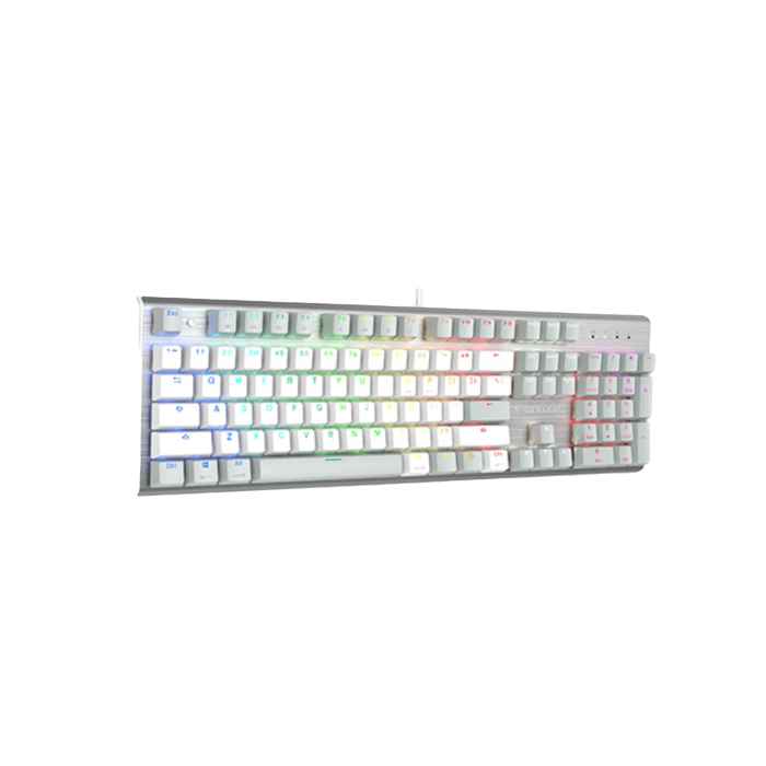 Клавиатура игровая проводная A4Tech FS100 / Grayish White