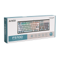 Клавиатура игровая проводная A4Tech FS100 / Grayish White