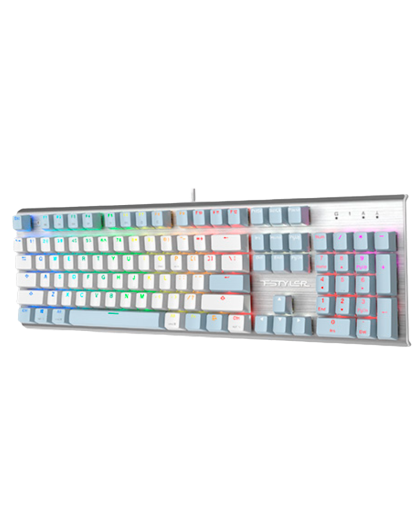 Клавиатура игровая проводная A4Tech FS100 / Icy Blue