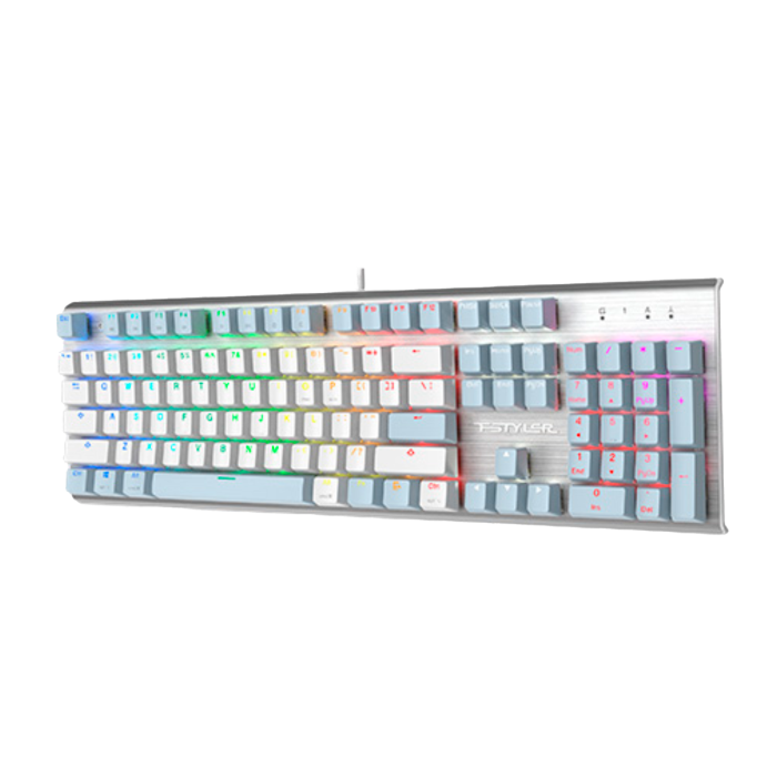 Клавиатура игровая проводная A4Tech FS100 / Icy Blue
