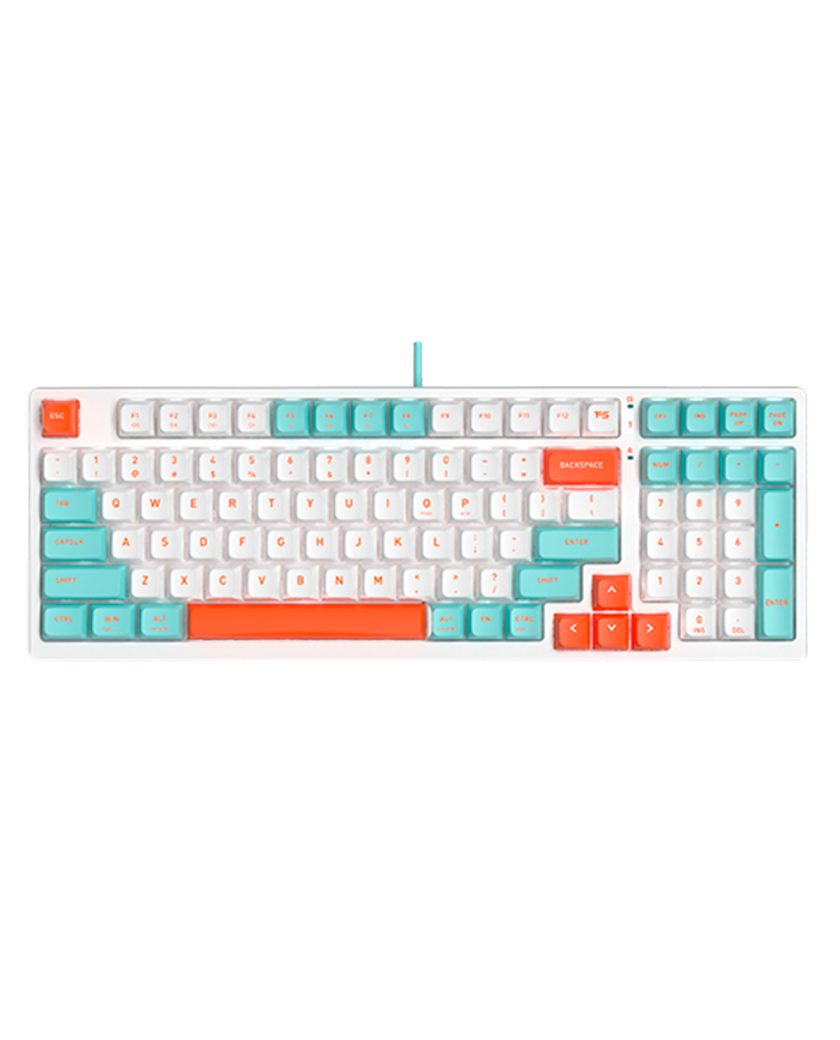 Клавиатура игровая проводная A4Tech FS300 Panda Snorkeling / White