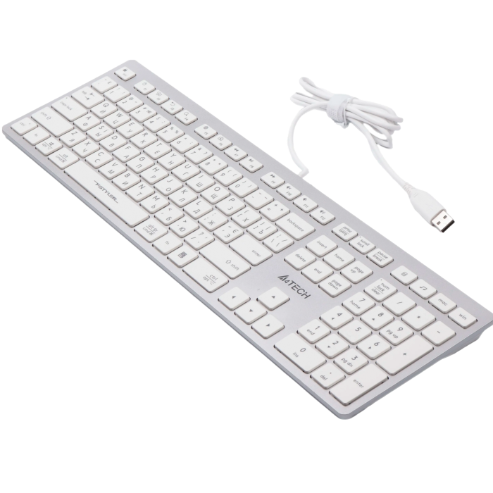 Клавиатура проводная A4Tech Fstyler FX50 / White