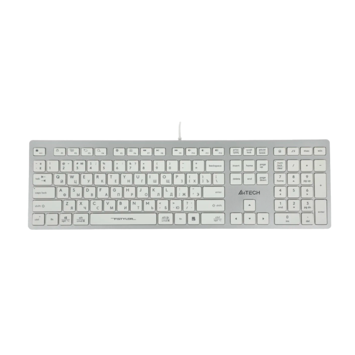Клавиатура проводная A4Tech Fstyler FX50 / White