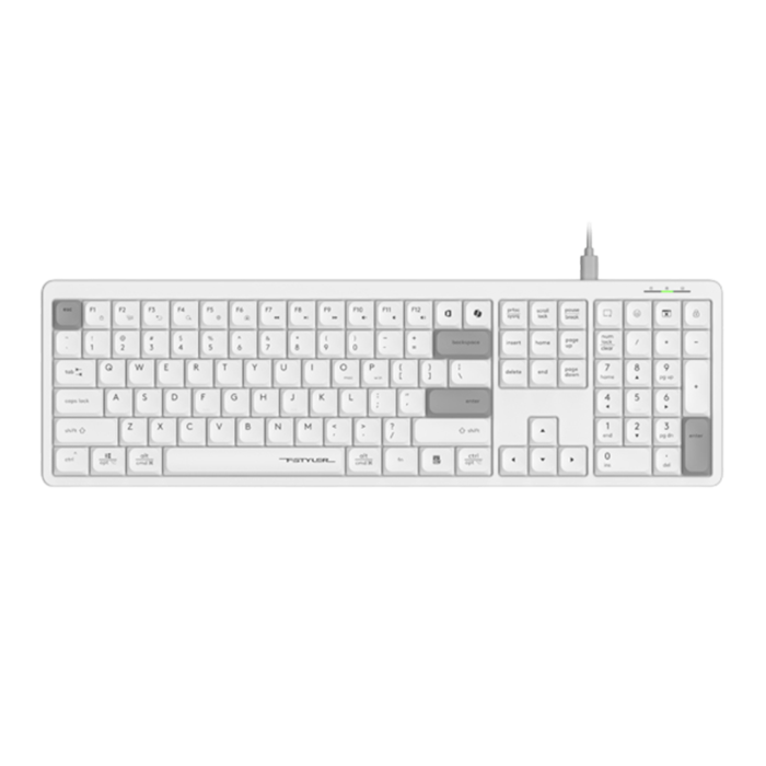 Клавиатура проводная A4Tech Fstyler FX55 / White