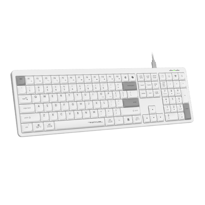 Клавиатура проводная A4Tech Fstyler FX55 / White