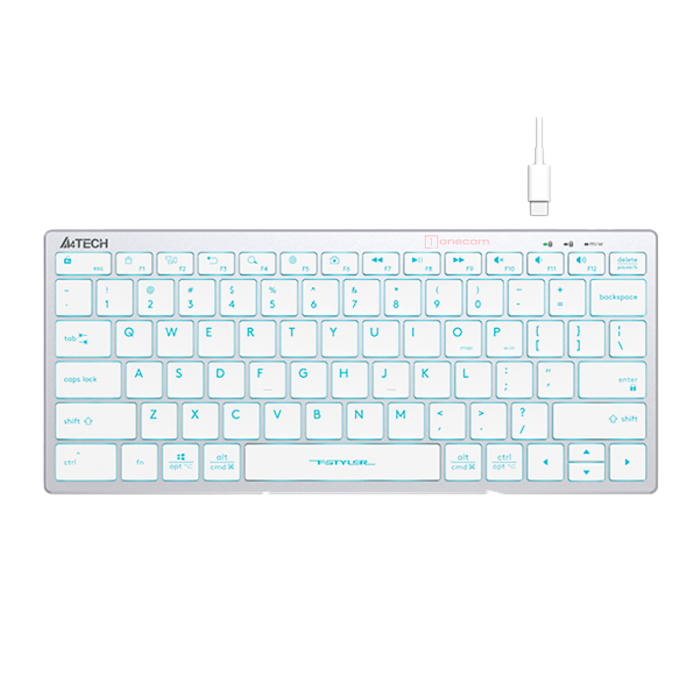 Клавиатура проводная A4Tech Fstyler FX61 / White