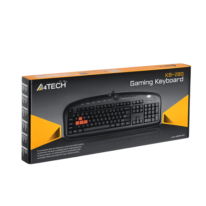 Клавиатура игровая проводная A4Tech KB-28G Gaming / Black