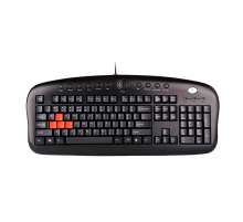 Клавиатура игровая проводная A4Tech KB-28G Gaming / Black