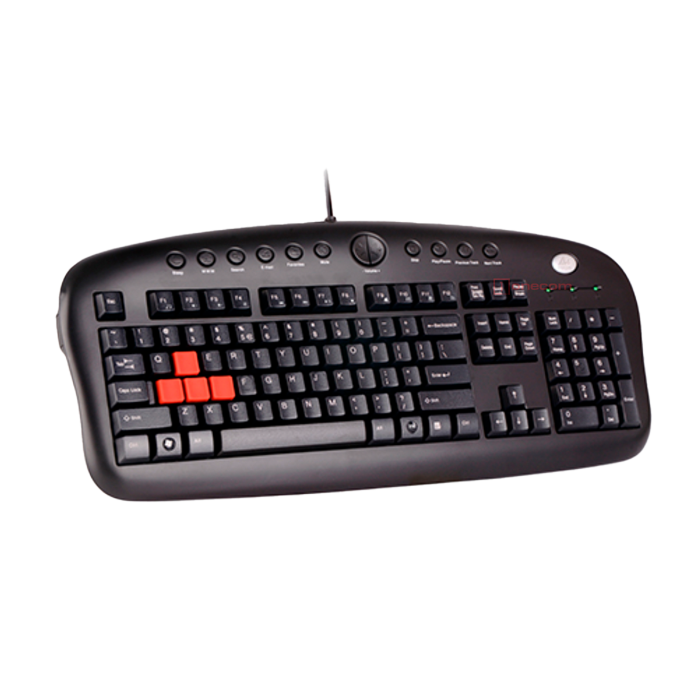 Клавиатура игровая проводная A4Tech KB-28G Gaming / Black