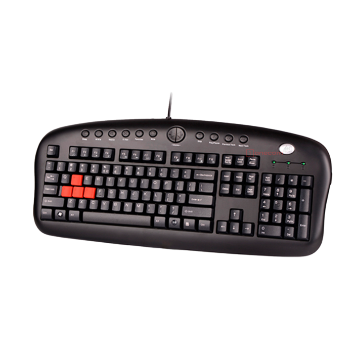 Клавиатура игровая проводная A4Tech KB-28G Gaming / Black