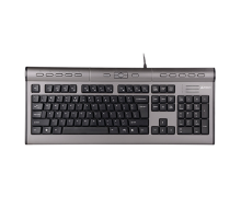 Клавиатура проводная A4Tech KLS-7MUU / Silver Black