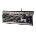 Клавиатура проводная A4Tech KLS-7MUU / Silver Black