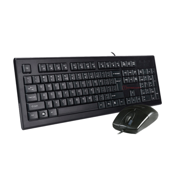 Комплект проводной (клавиатура+мышь) A4Tech KR-8520D / Black