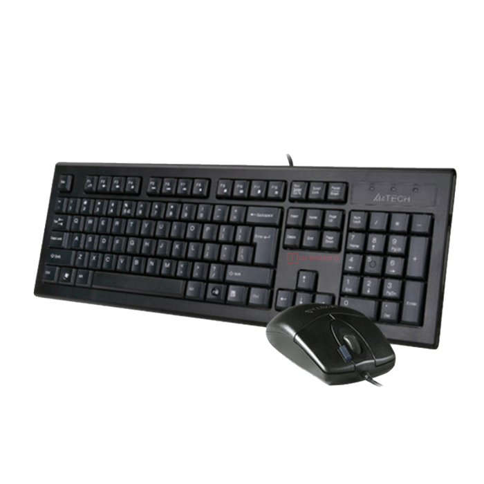 Комплект проводной (клавиатура+мышь) A4Tech KR-8520D / Black