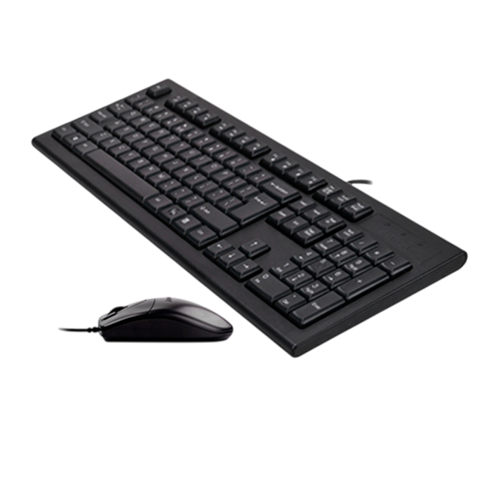 Комплект проводной (клавиатура+мышь) A4Tech KR-8520DS / Black