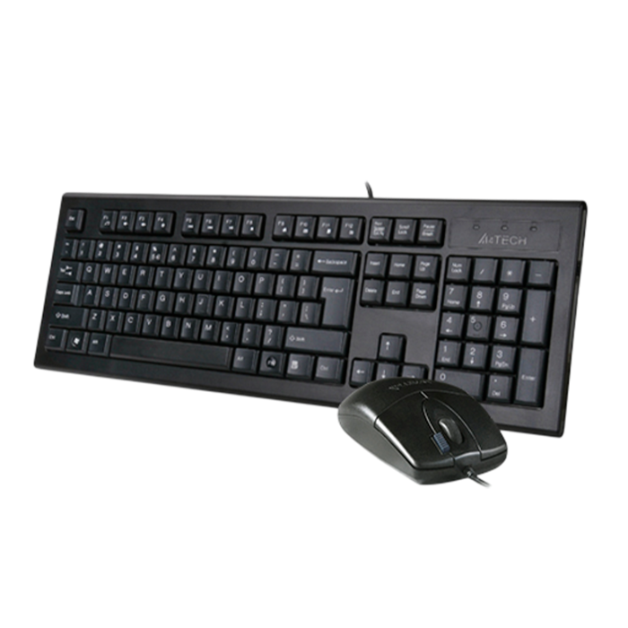 Комплект проводной (клавиатура+мышь) A4Tech KR-8520DS / Black
