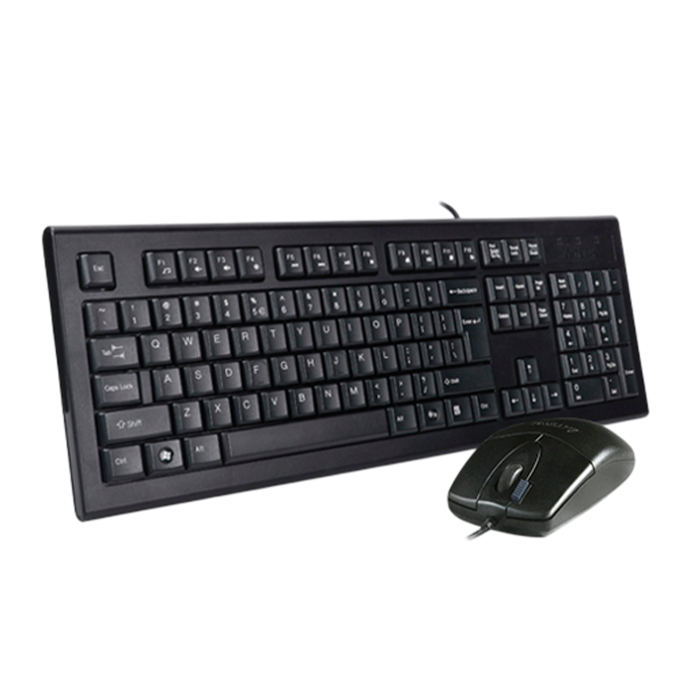 Комплект проводной (клавиатура+мышь) A4Tech KR-8520DS / Black