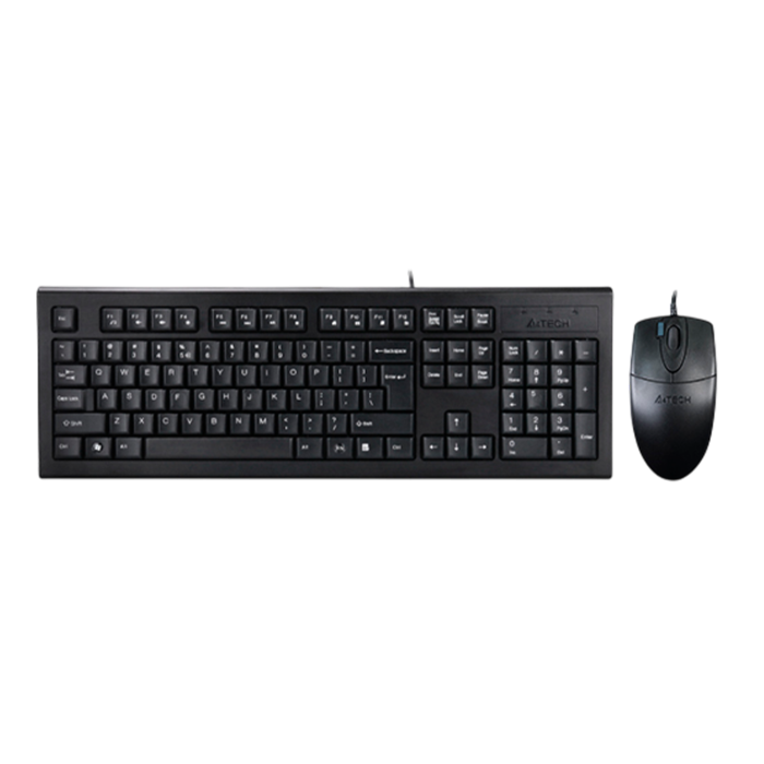 Комплект проводной (клавиатура+мышь) A4Tech KR-8520DS / Black