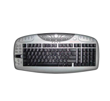 Клавиатура проводная A4Tech KBS-26 / Silver-Black