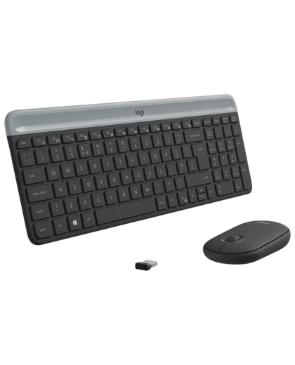 Комплект беспроводной (клавиатура+мышка) Logitech MK470 / Black