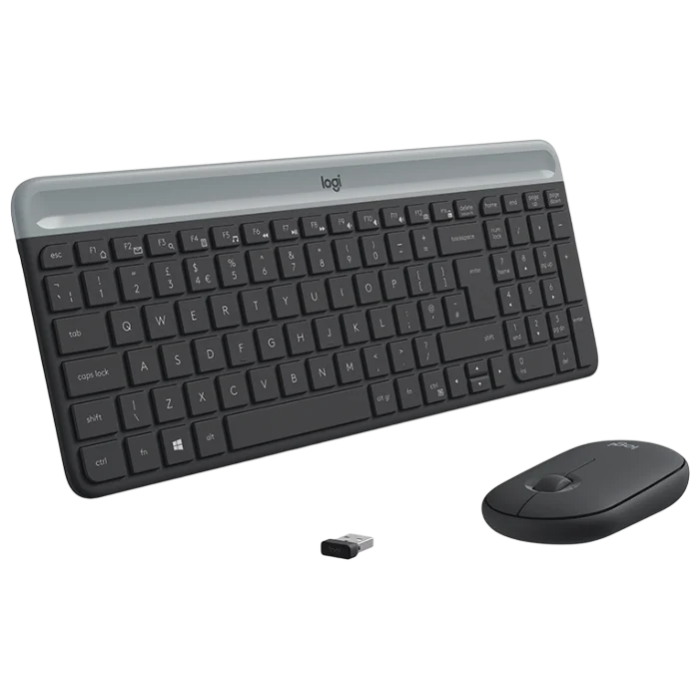 Комплект беспроводной (клавиатура+мышка) Logitech MK470 / Black