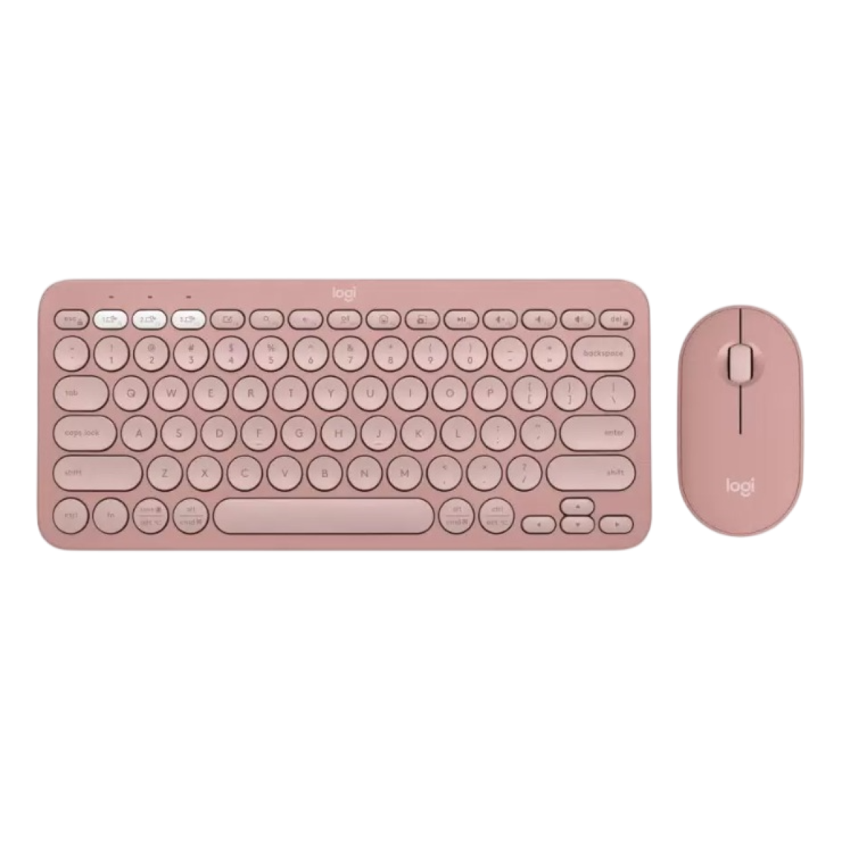 Комплект беспроводной (клавиатура+мышь) Logitech Pebble 2 Combo / Pink