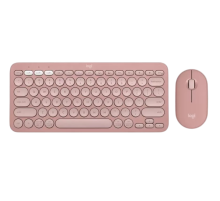 Комплект беспроводной (клавиатура+мышь) Logitech Pebble 2 Combo / Pink