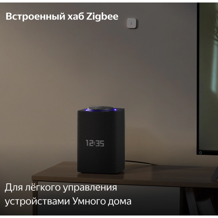Яндекс Станция Макс с Zigbee Графит/Черный