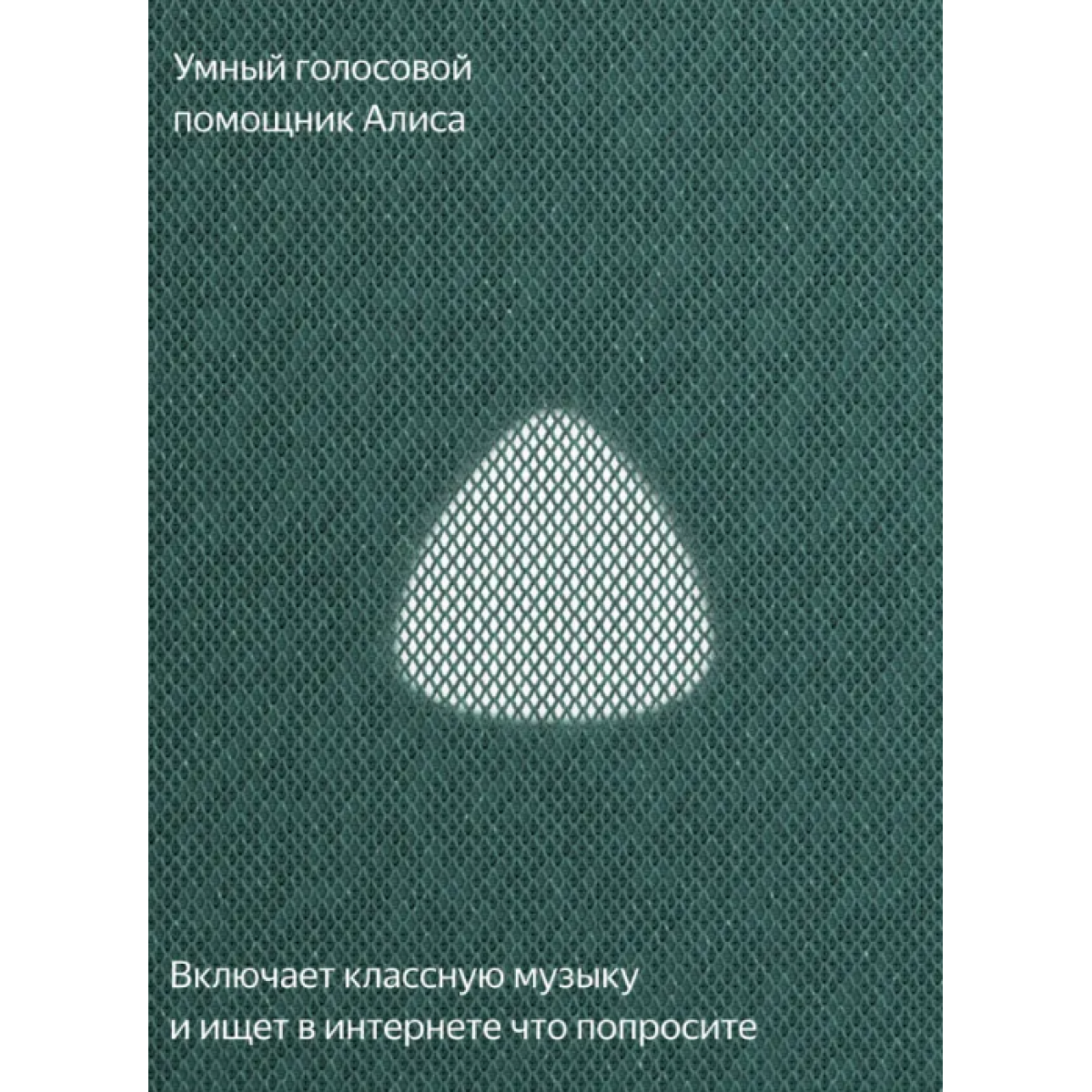 Умная колонка Яндекс Станция Макс с Алисой и Zigbee / Зелёный