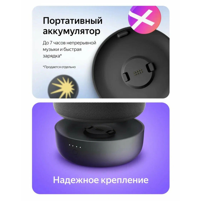 Яндекс Станция Мини 3 ПРО Черный