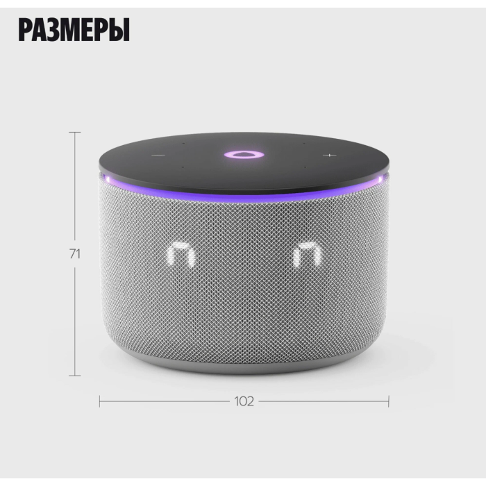 Яндекс Станция Мини 3 ПРО Серый