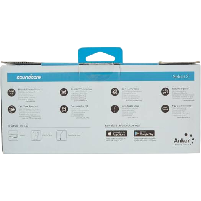 Акустическая беспроводная колонка Anker Soundcore Select 2 / Black