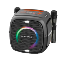 Акустическая беспроводная колонка Hopestar Party One + 2 Microphone